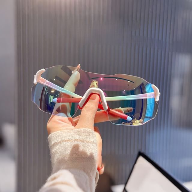 MOL Girl-Rimless One Piece Sunglasses