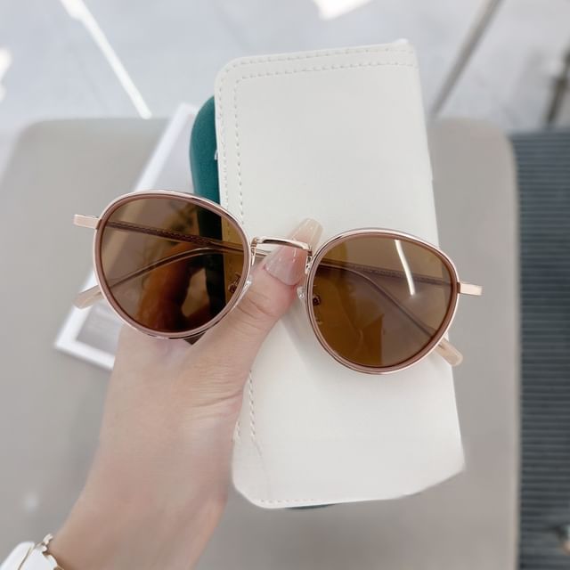 MOL Girl-Round Metal Frame Sunglasses