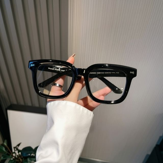 MOL Girl-Square Thick Frame Blue Light Blocking Glasses
