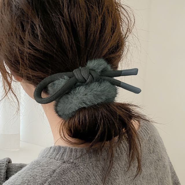 moliveny-Knot Chenille Hair Tie