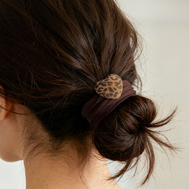 moliveny-Leopard Print Hair Tie Set