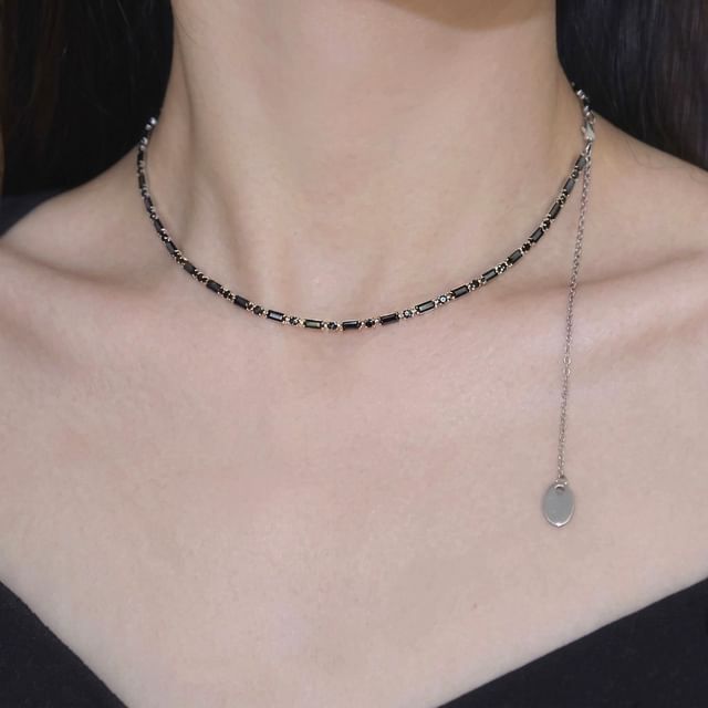 moliveny-Rhinestone Necklace