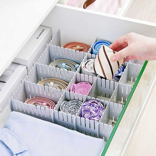 Momoi-Set of 4 Drawer Divider