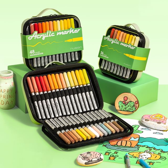 Monez-Drawing Marker Pen - 36  48 Colors