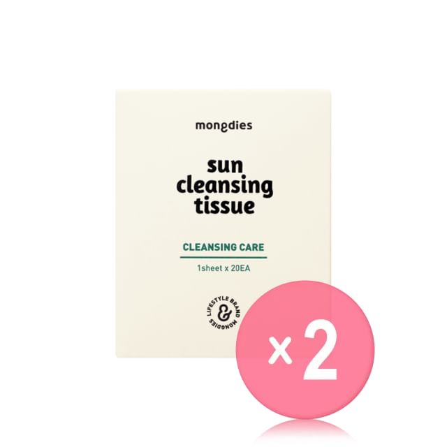mongdies-Sun Cleansing Tissue 2pcs Bundle Set