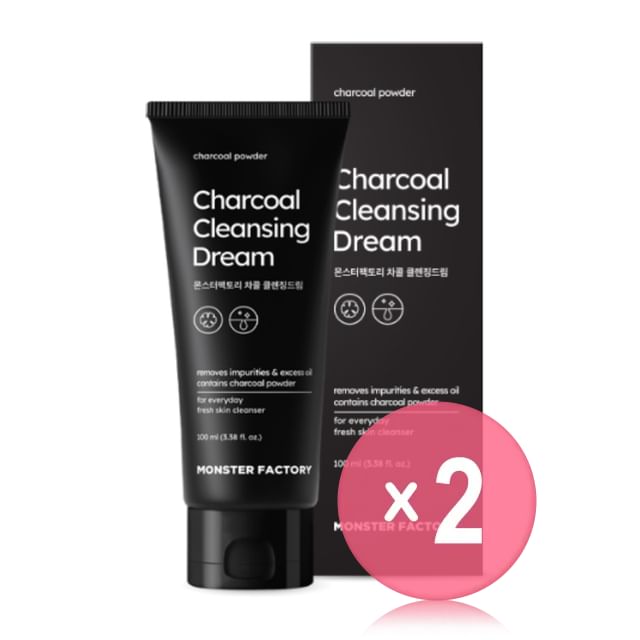 MONSTER FACTORY-Charcoal Cleansing Dream 2pcs Bundle Set