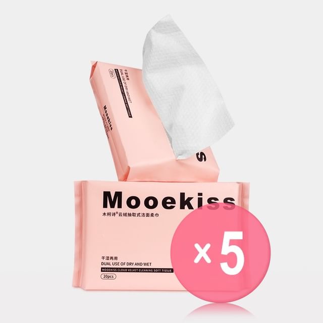 Mooekiss-Thickened Soft Cotton Face Towel 5pcs Bundle Set