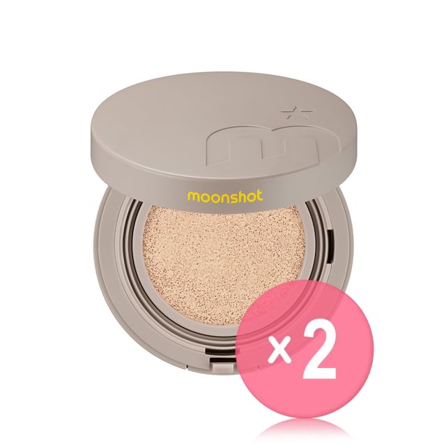 moonshot-Conscious Fit Cushion Foundation - 5 Colors 2pcs Bundle Set