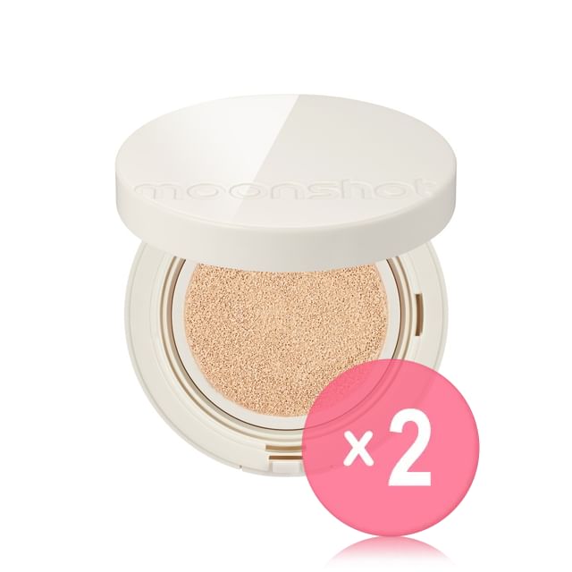 moonshot-Conscious Fit Glow Cushion Foundation - 3 Colors 2pcs Bundle Set