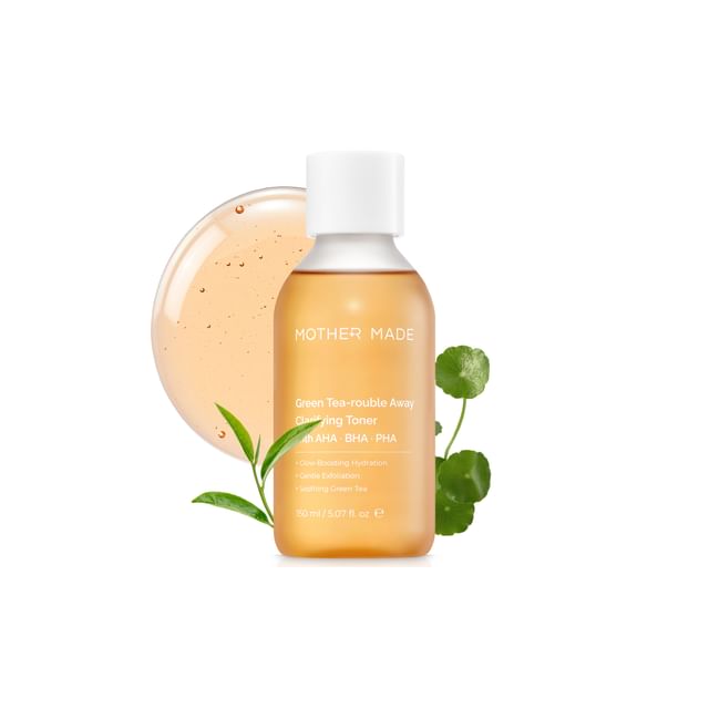MOTHER MADE-Green Tea-rouble Away Clarifying Toner