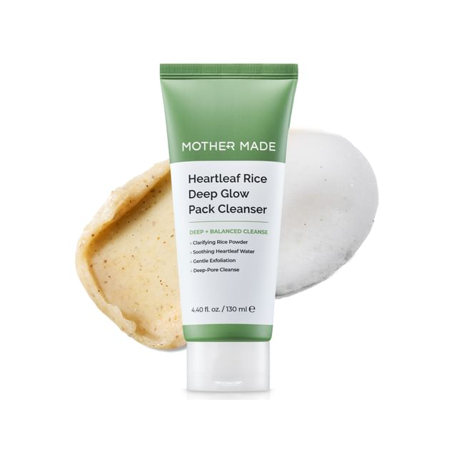 MOTHER MADE-Heartleaf Rice Deep Glow Pack Cleanser