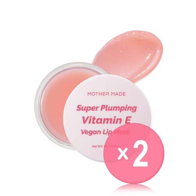 MOTHER MADE-Super Plumping Vitamin E Vegan Lip Mask 2pcs Bundle Set