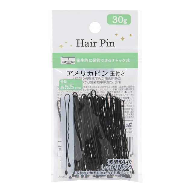Motobayashi-Black Bobby Pins