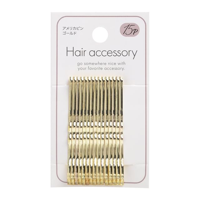 Motobayashi-Gold Bobby Pins