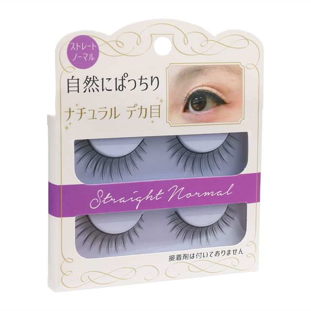 Motobayashi-PBT False Eyelashes Straight Normal