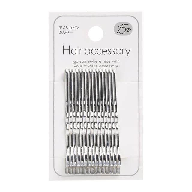 Motobayashi-Silver Bobby Pins