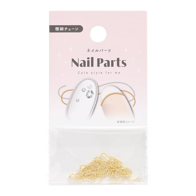 Motobayashi-Small Chain Nail Art Decorations-Stile Casuale