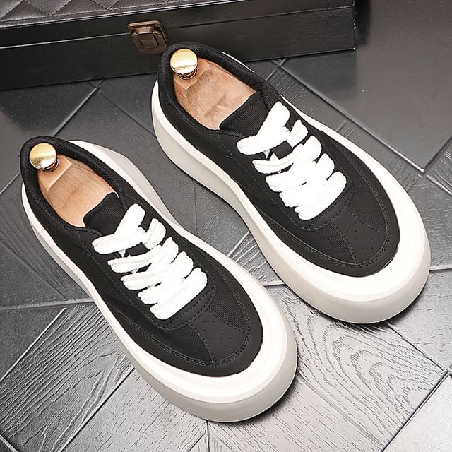 Mr Ozera-Platform Lace-Up Sneakers