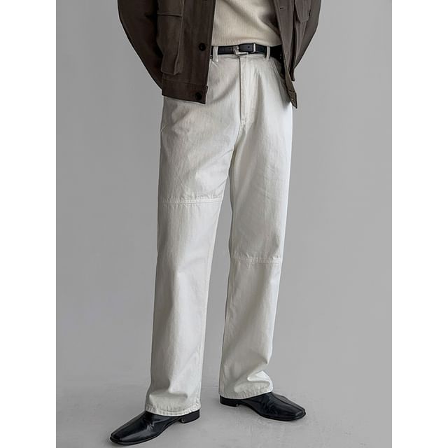 MRCYC-Asymmetrical Straight-Cut Loose Jeans