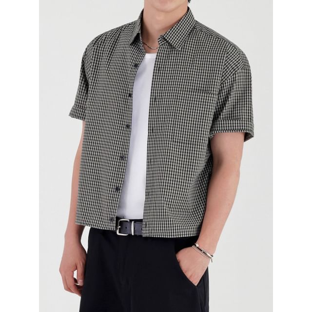 MRCYC-Checker Short-Sleeve Shirt