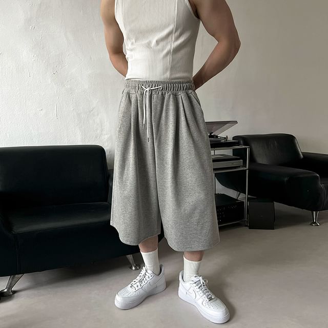 MRCYC-Drawstring-Waist Cotton Jorts