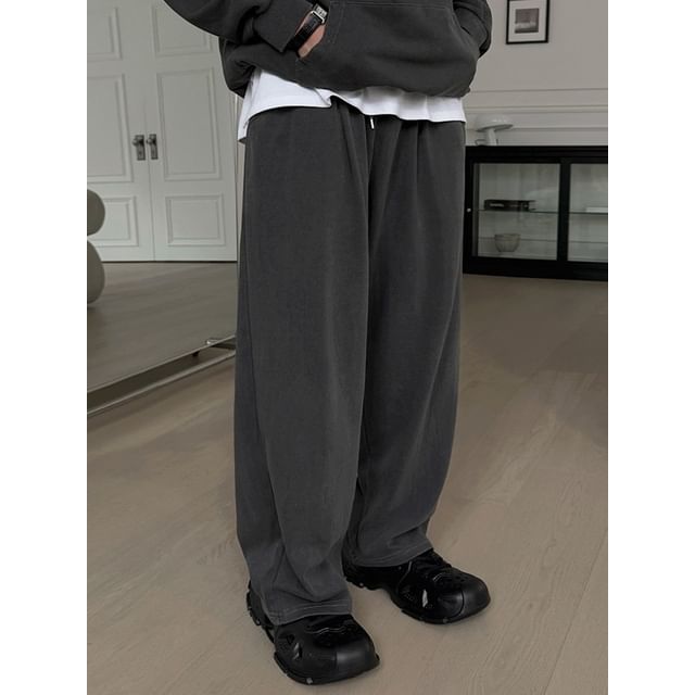 MRCYC-Drawstring-Waist Loose Sweatpants