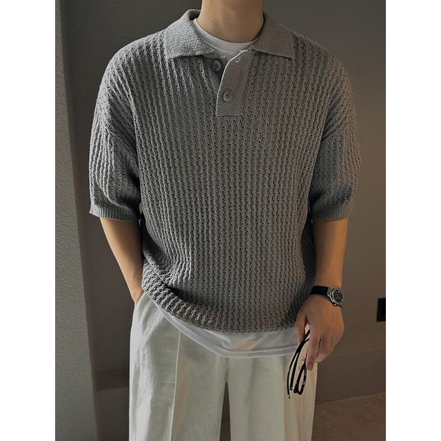 MRCYC-Lightweight Knit Polo Shirt