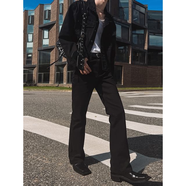 MRCYC-Mid-Waist Flared Jeans