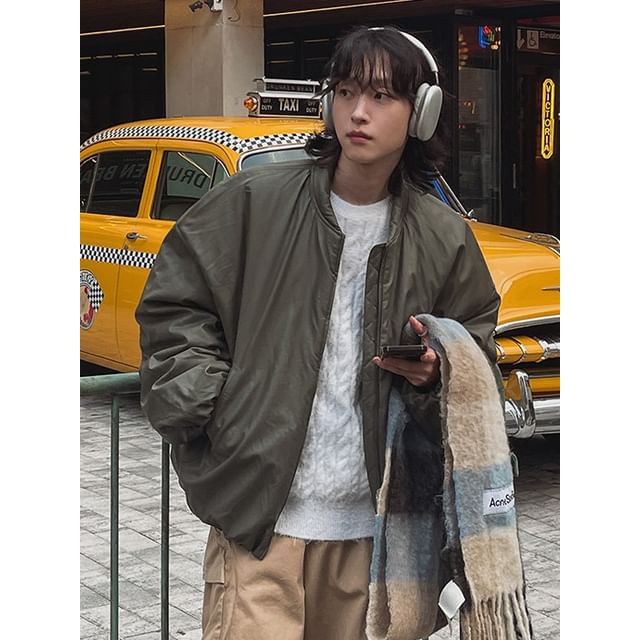 MRCYC-Overfit Padded Bomber Jacket