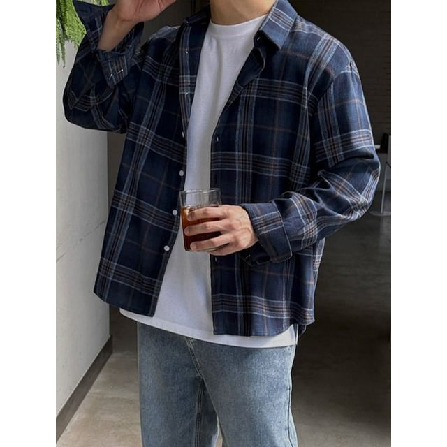 MRCYC-Oversized Plaid Shirt
