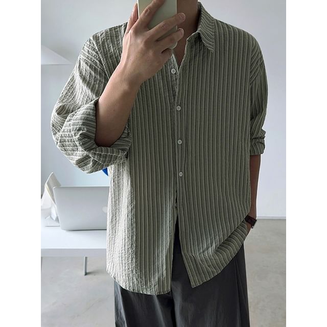 MRCYC-Oversized Striped Shirt