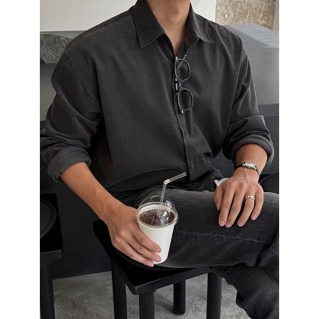 MRCYC-Plain Long-Sleeve Shirt
