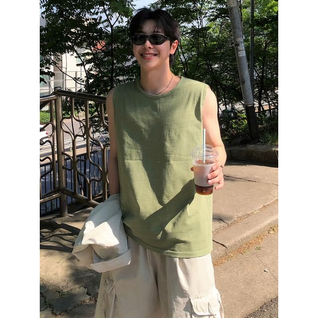 MRCYC-Plain Sleeveless T-Shirt