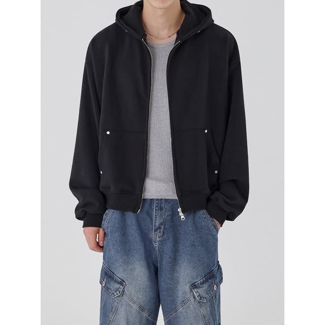 MRCYC-Plain Zip-Up Hoodie