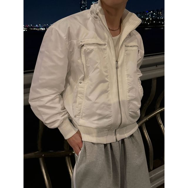 MRCYC-Stand-Collar Zip Jacket