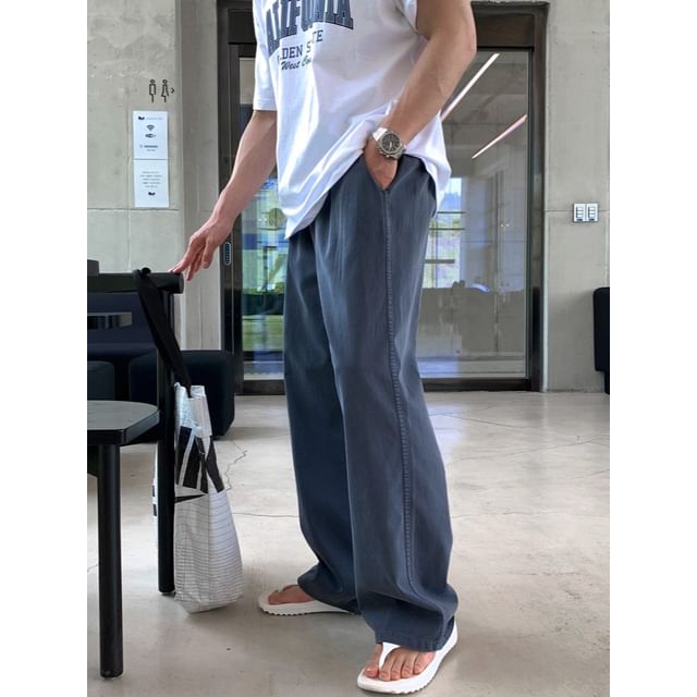 MRCYC-Straight-Cut Loose Pants