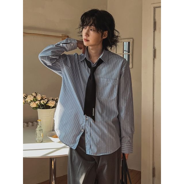 MRCYC-Striped Long-Sleeve Shirt