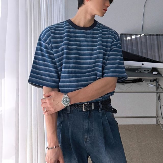 MRCYC-Striped Overfit T-Shirt