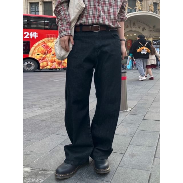 MRCYC-Unwashed Wide-Leg Jeans