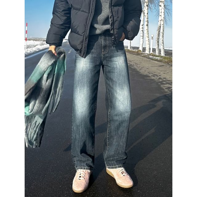 MRCYC-Washed Wide-Leg Jeans