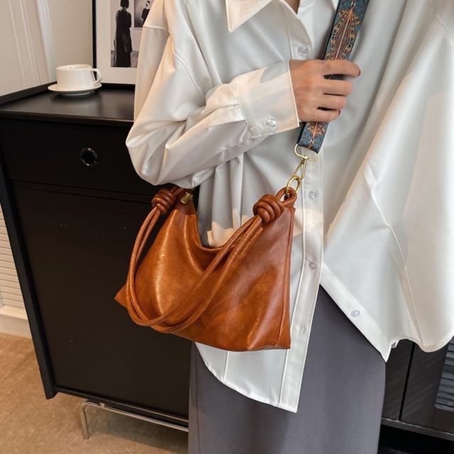 Mulgam-Faux Leather Crossbody Bag
