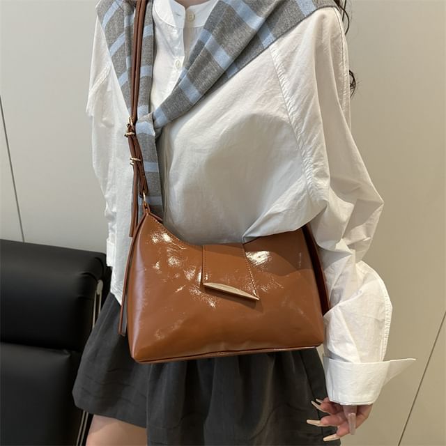 Mulgam-Faux Leather Crossbody Bag