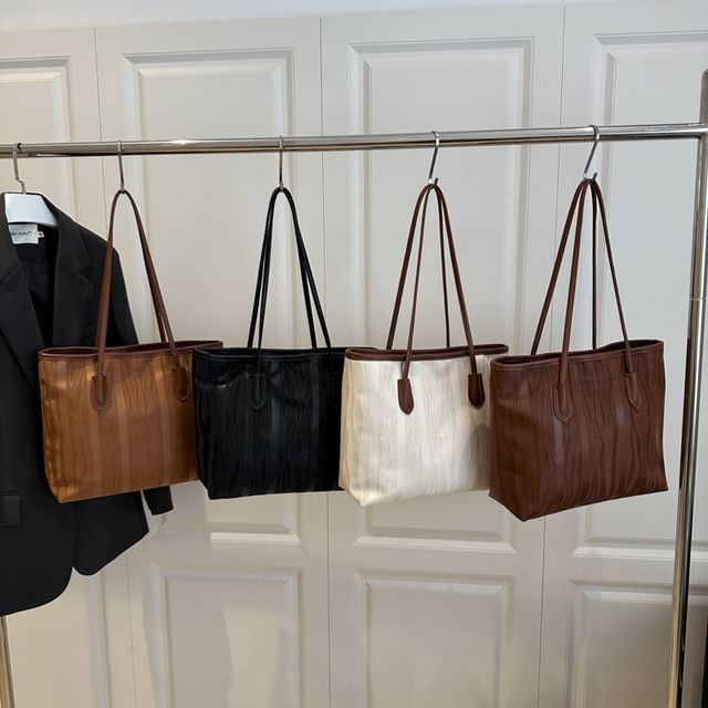 Mulgam-Faux Leather Tote Bag