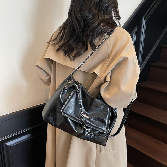 Mulgam-Flap Chain Tote Bag