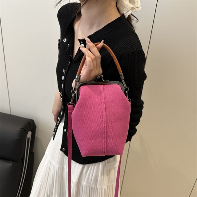 Mulgam-Plain Denim Crossbody Bag