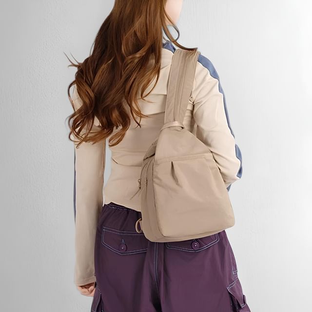 Mulgam-Plain Fabric Backpack