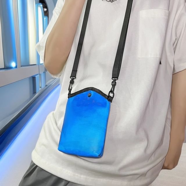 Mulgam-Plain Nylon Crossbody Bag