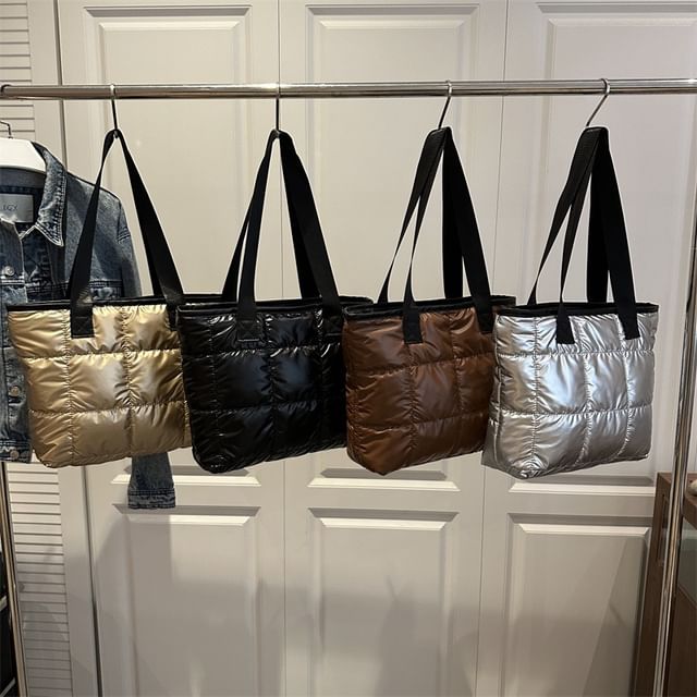 Mulgam-Quilted Tote Bag