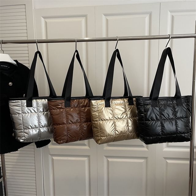 Mulgam-Quilted Tote Bag