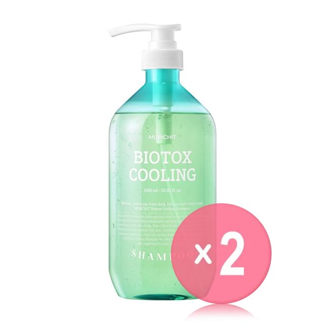 MUMCHIT-Biotox Cooling Shampoo Green Forest 2pcs Bundle Set